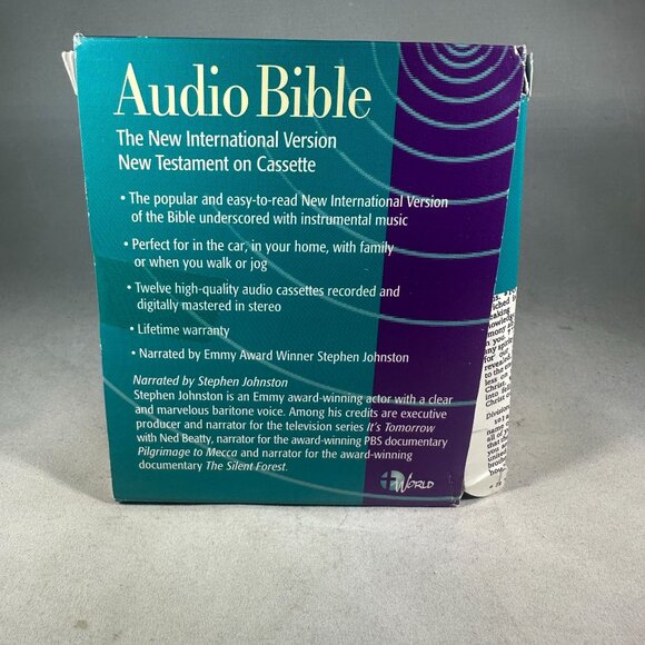 Audio Bible New International Version New Testament On Cassette Narrated - Picture 2 of 3